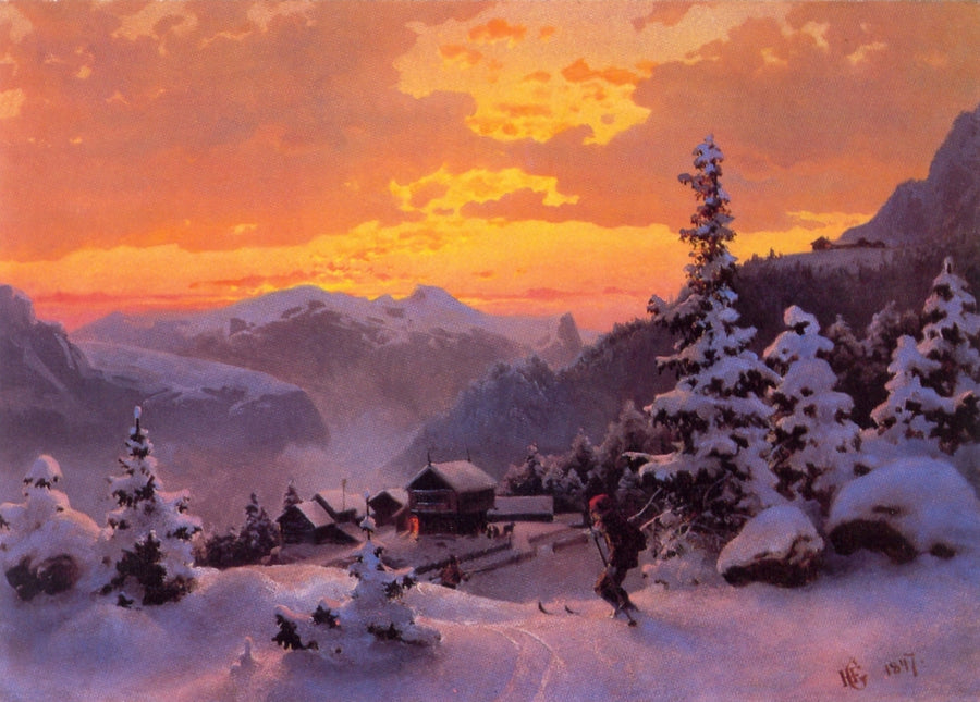 Après-midi d'hiver - Hans Gude