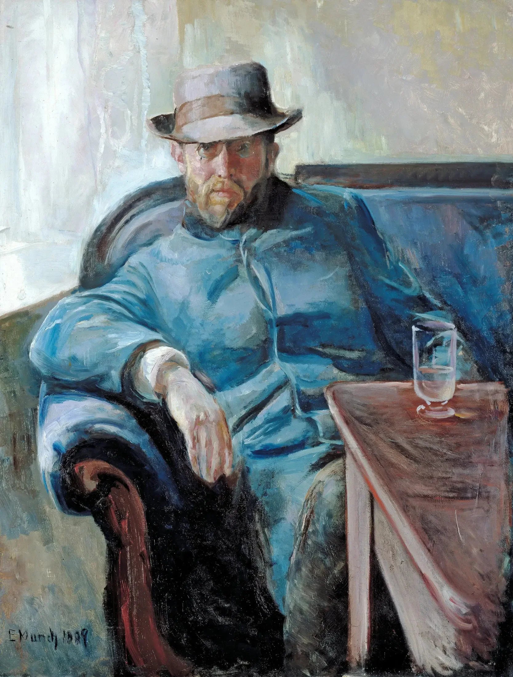 Hans Jæger - Edvard Munch image 1 reproduction artisanale de tableau