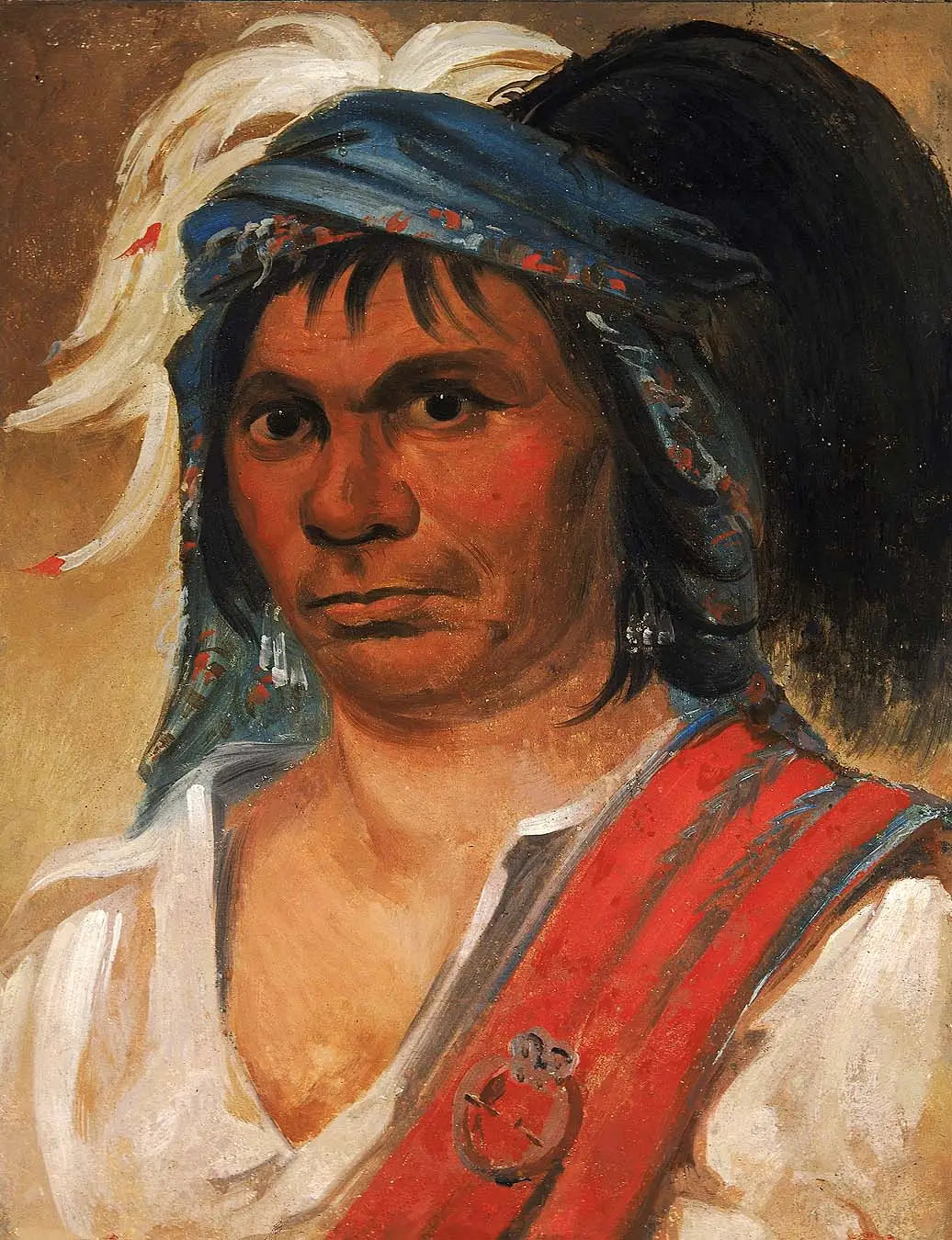 Hard Hickory, un homme aimable - George Catlin image 1 tableau peint à l’huile sur toile
