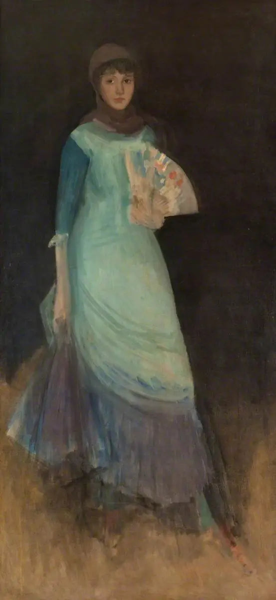 Harmonie en bleu et violet : Miss Finch - James Abbott McNeill Whistler image 1 tableau peint à l’huile sur toile