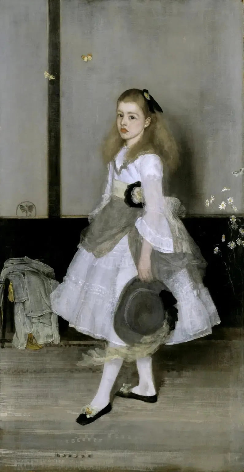 Harmonie en gris et vert : Miss Cicely Alexander - James Abbott McNeill Whistler image 1 reproduction de peinture à l’huile