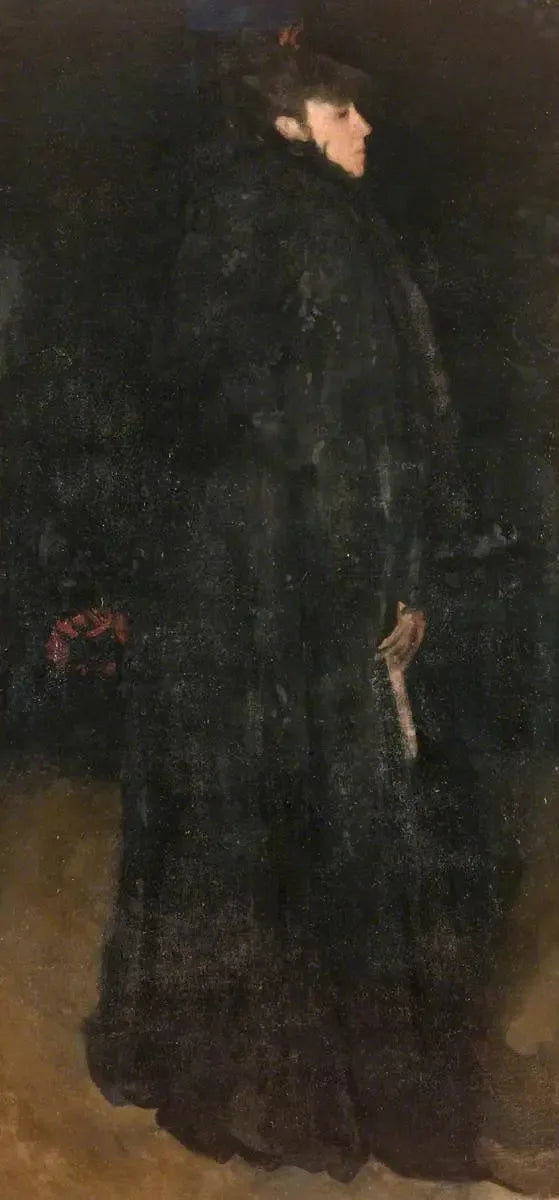 Harmonie en noir : Miss Ethel Philip - James Abbott McNeill Whistler image 1 copie de tableau peinte à la main