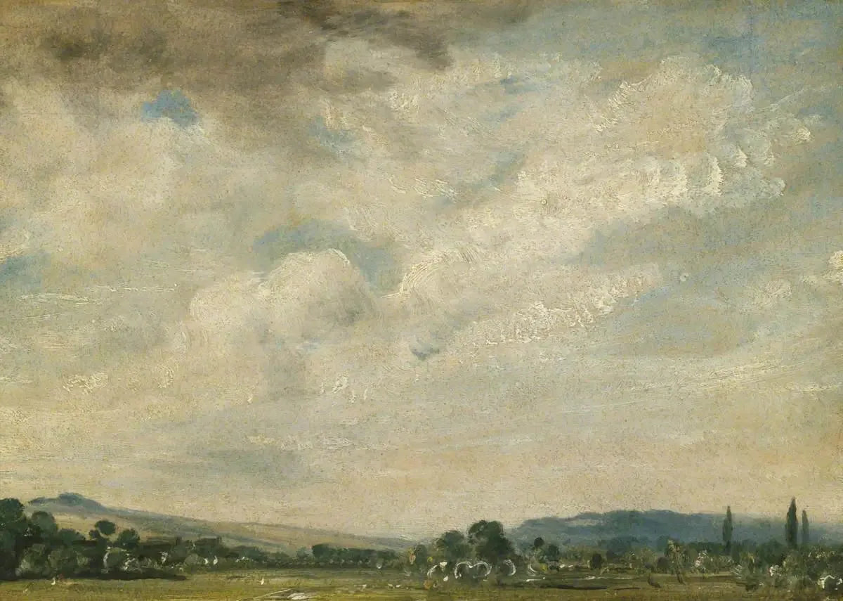 Harnham Ridge, près de Salisbury - John Constable image 1 tableau peint à l’huile sur toile