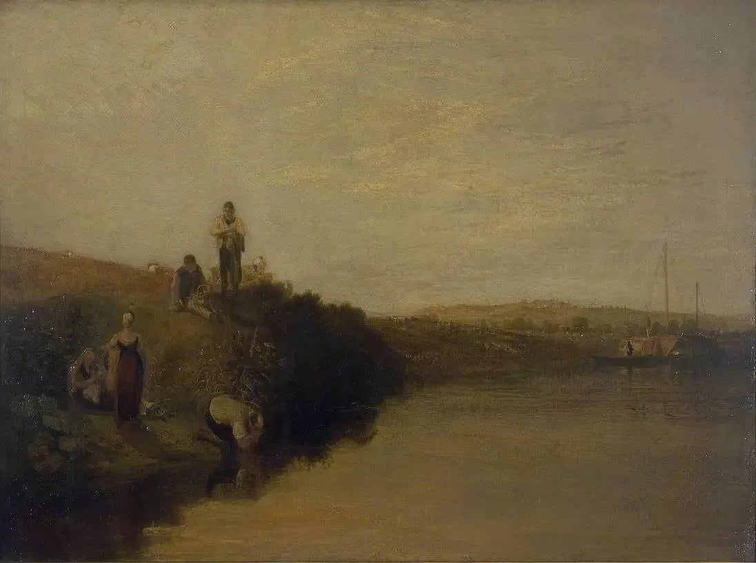 Harvest Dinner, Kingston Bank - J. M. W. Turner image 1 copie de tableau peinte à la main