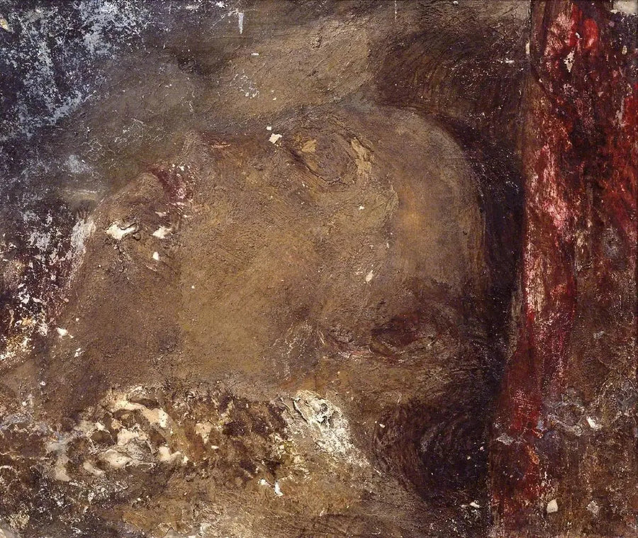 Head of a Person Asleep - J. M. W. Turner