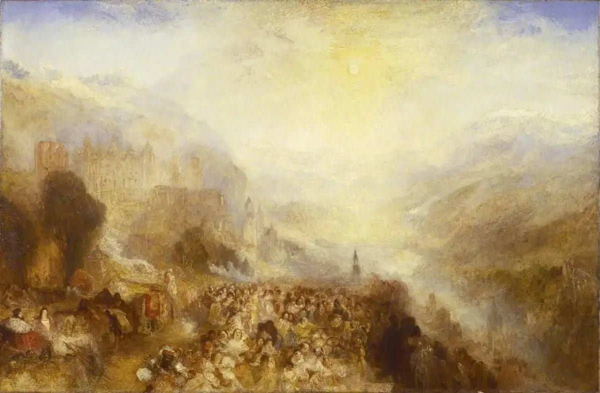 Heidelberg - J. M. W. Turner image 1 reproduction de peinture à l’huile