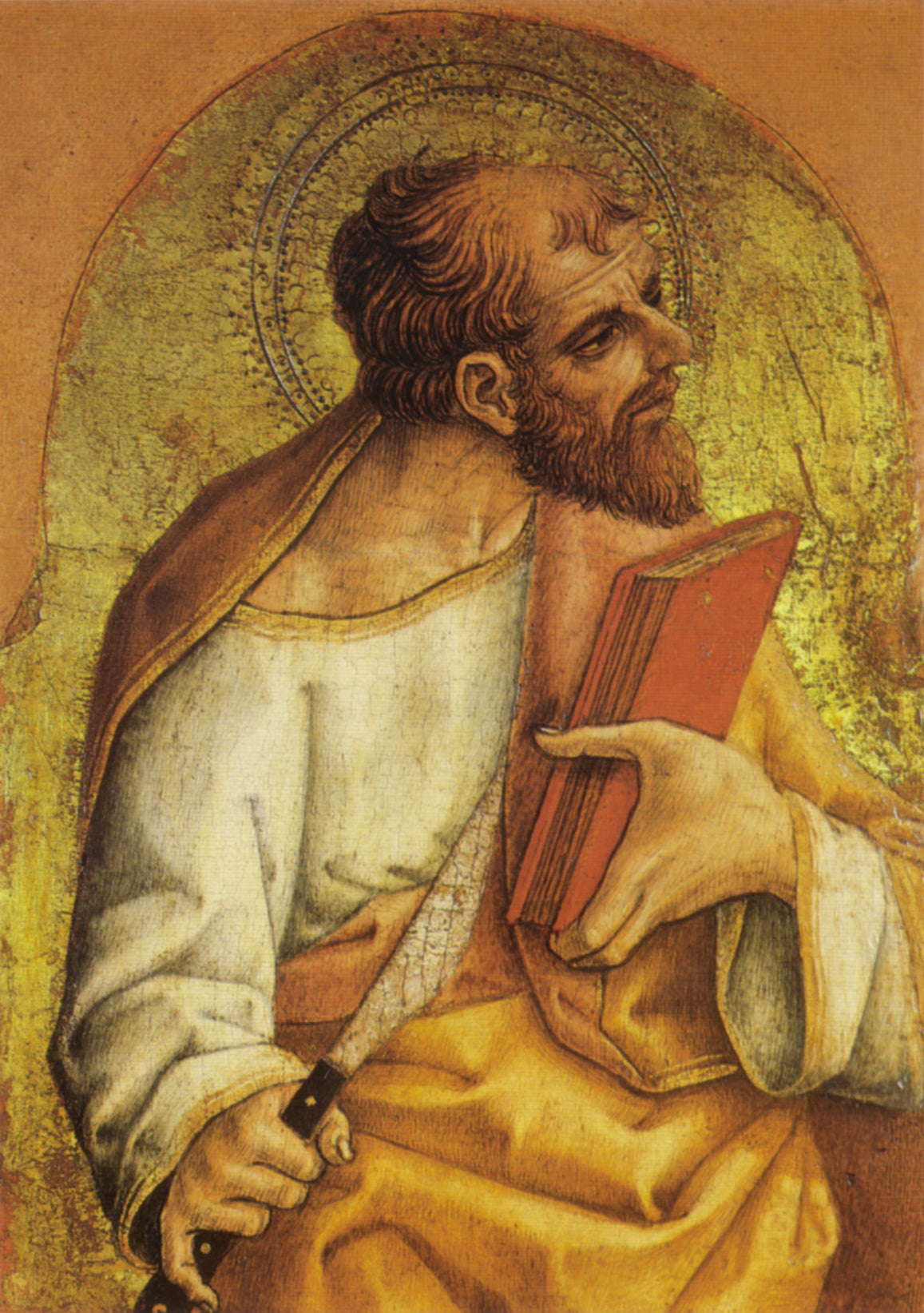 Heilige Bartholomeus - Carlo Crivelli image 1 copie peinte à la main à l’huile