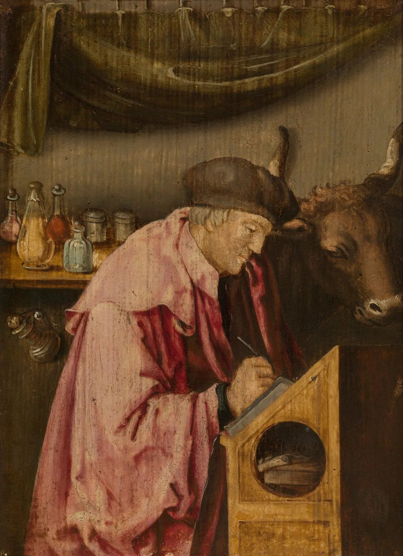 Heilige Lucas - Lucas van Leyden image 1 reproduction de peinture à l’huile