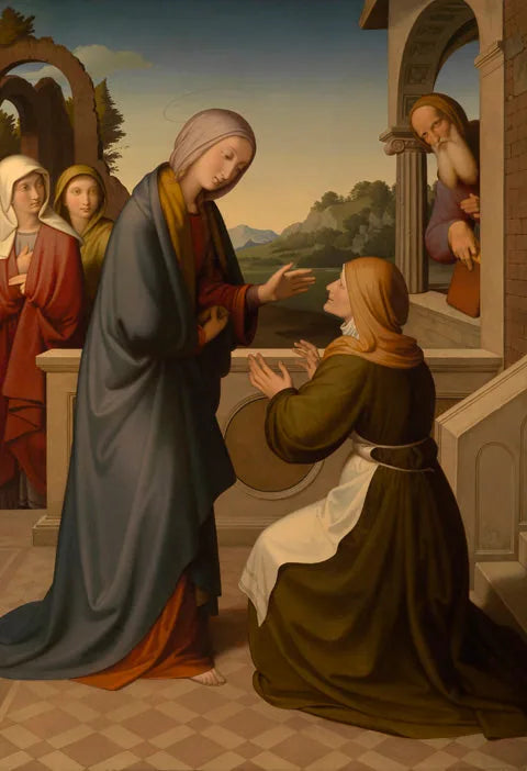 Heimsuchung Mariä - Johann Friedrich Overbeck image 1 copie de tableau peinte à la main