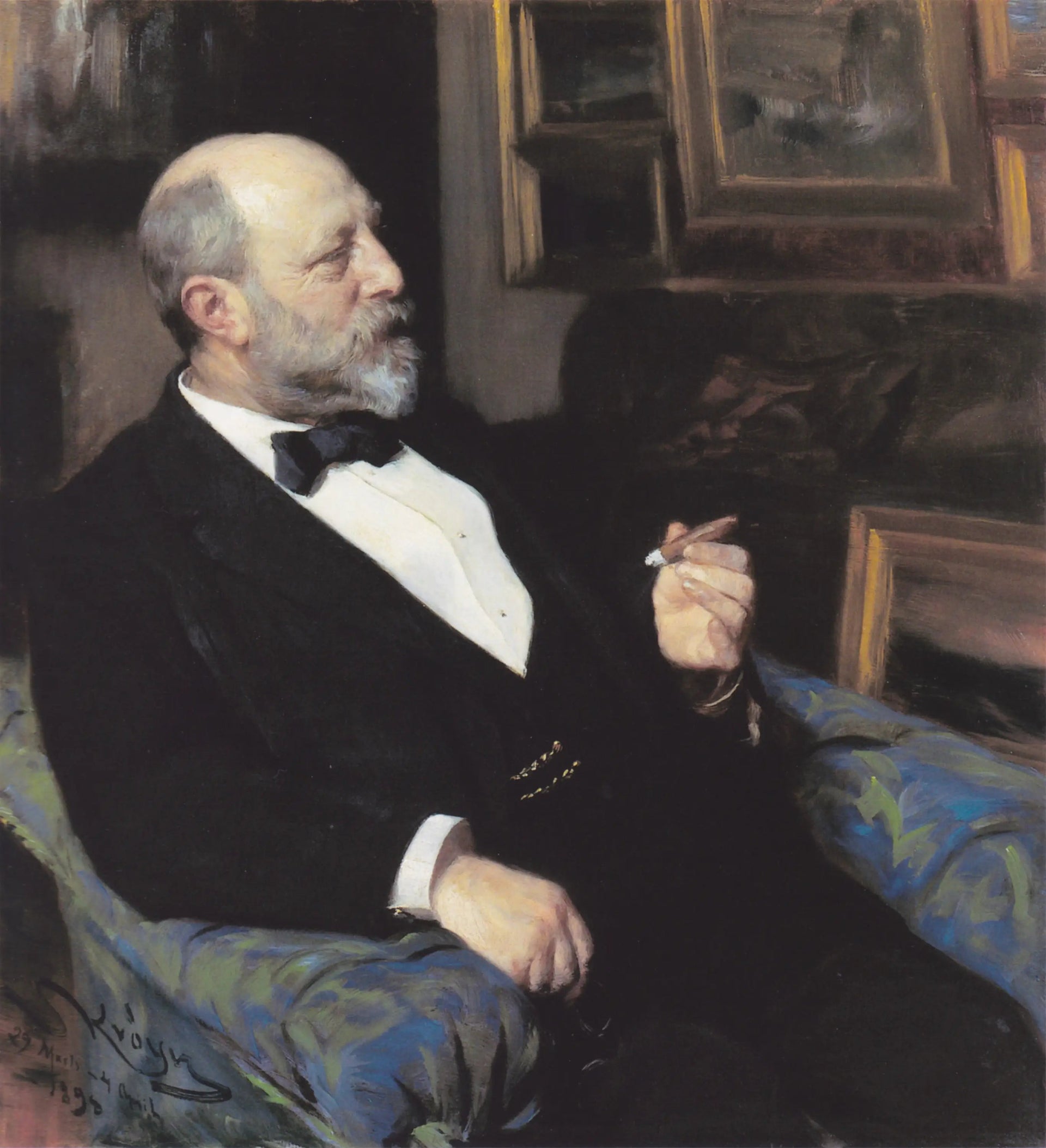 Heinrich Hirschsprung - Peder Severin Krøyer image 1 reproduction artisanale de tableau