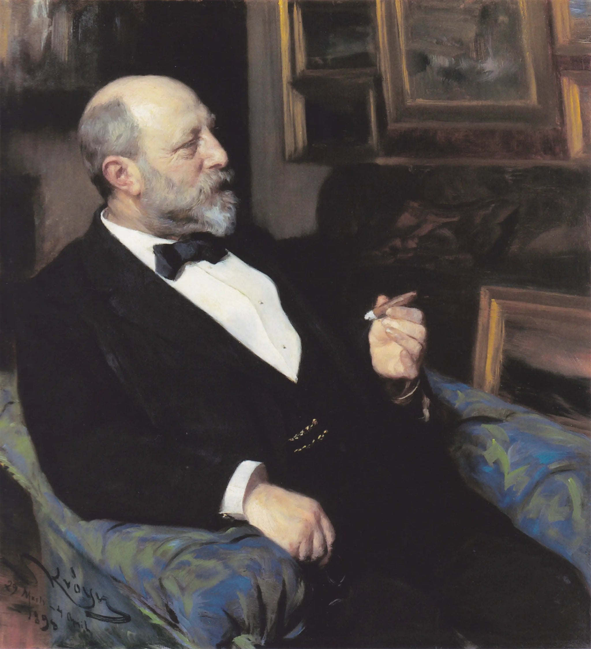 Heinrich Hirschsprung - Peder Severin Krøyer image 1 reproduction artisanale de tableau