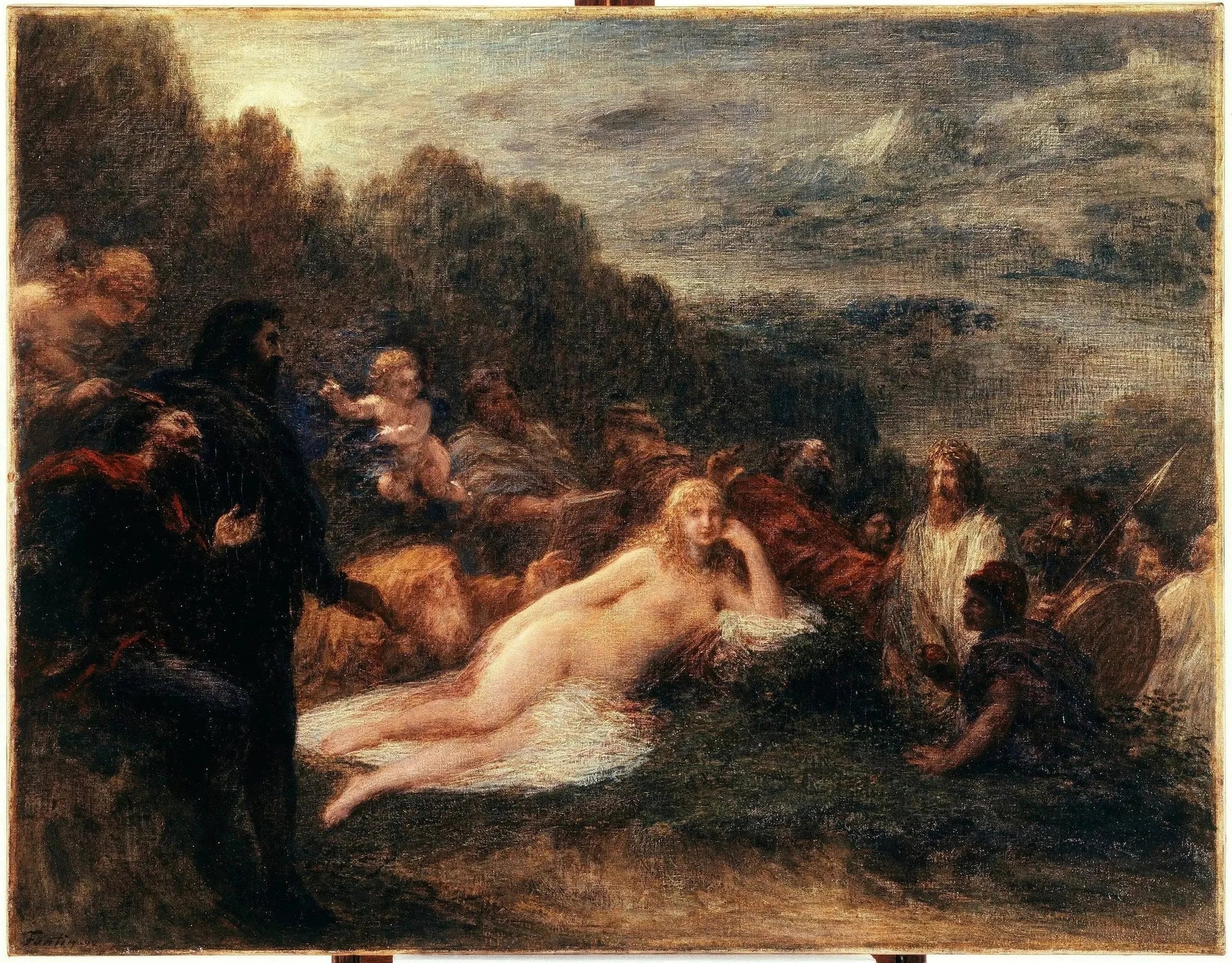 Hélène - Henri Fantin-Latour image 1 copie de tableau peinte à la main