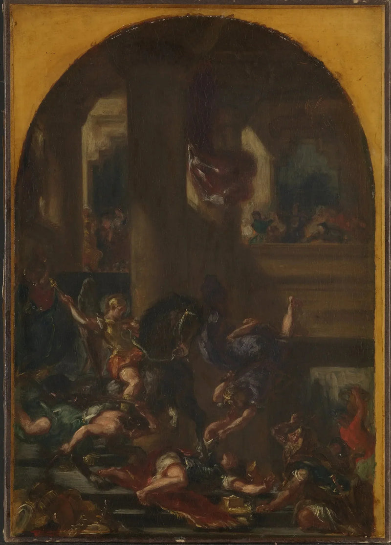 Héliodore chassé du temple - Eugène Delacroix