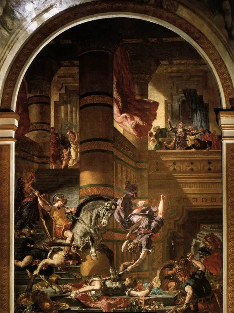 Héliodore chassé du temple - Eugène Delacroix