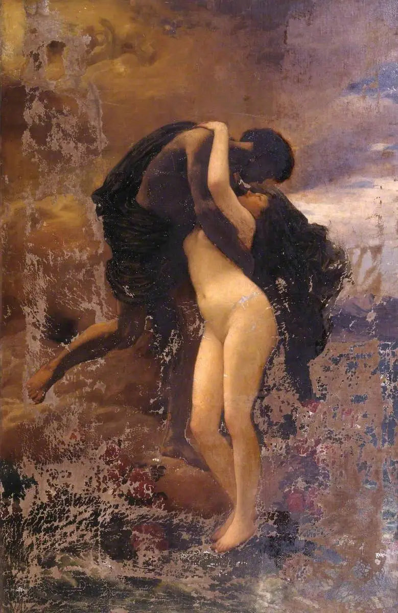 Hélios et Rhodes - Frederic Leighton image 1 copie de tableau peinte à la main