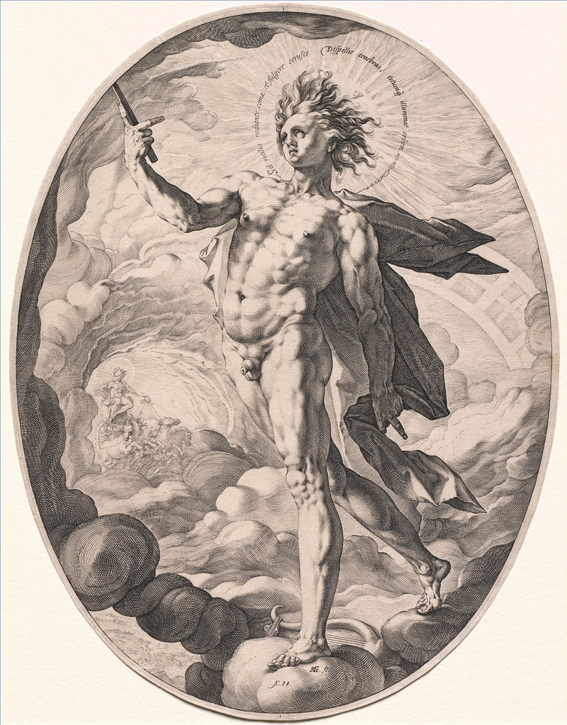 Apollon et Coronis - Hendrick Goltzius