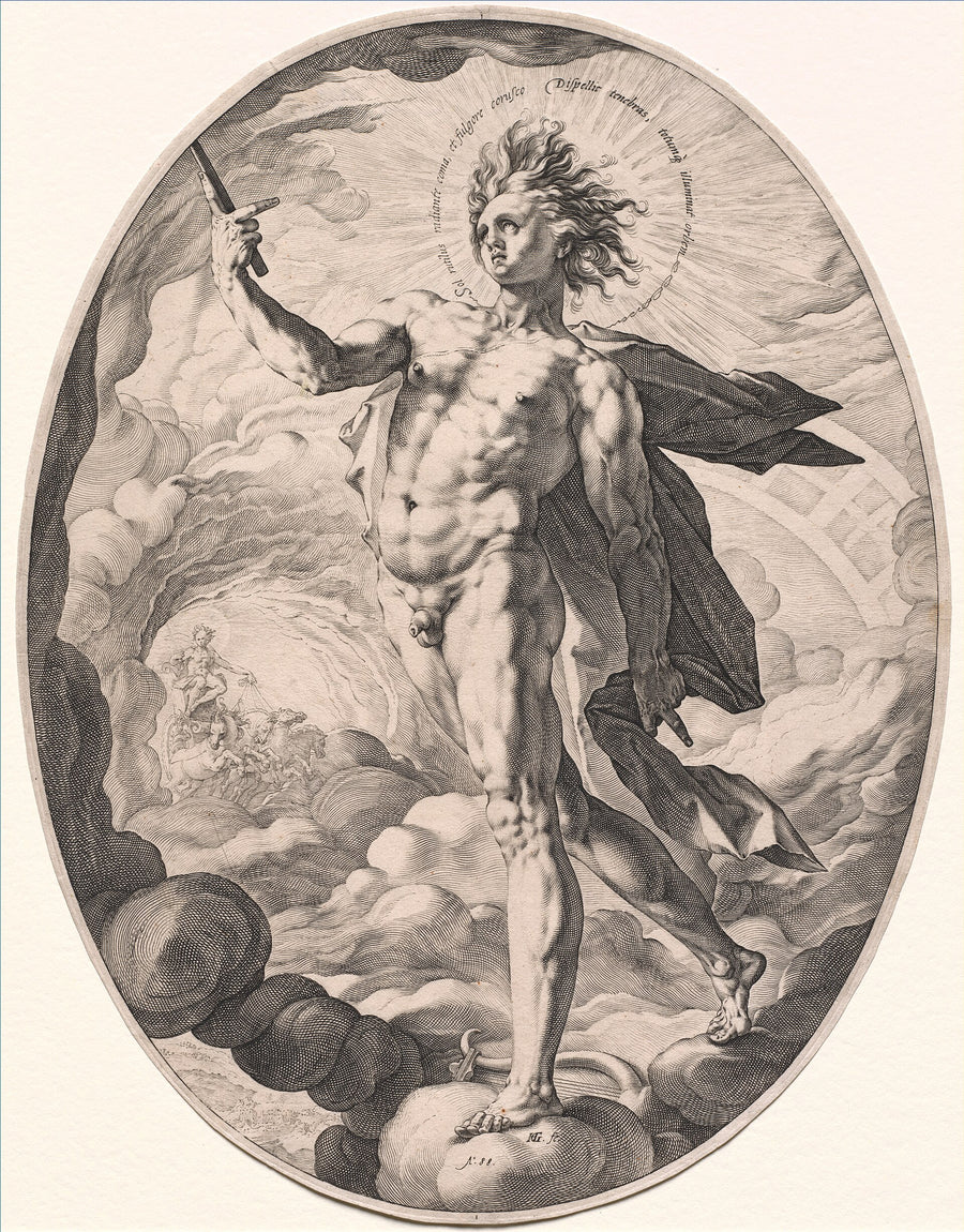 Apollon et Coronis - Hendrick Goltzius