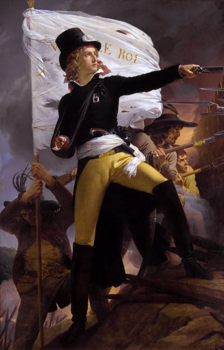 Henri de la Rochejaquelein - Pierre-Narcisse Guérin image 1 reproduction de peinture à l’huile