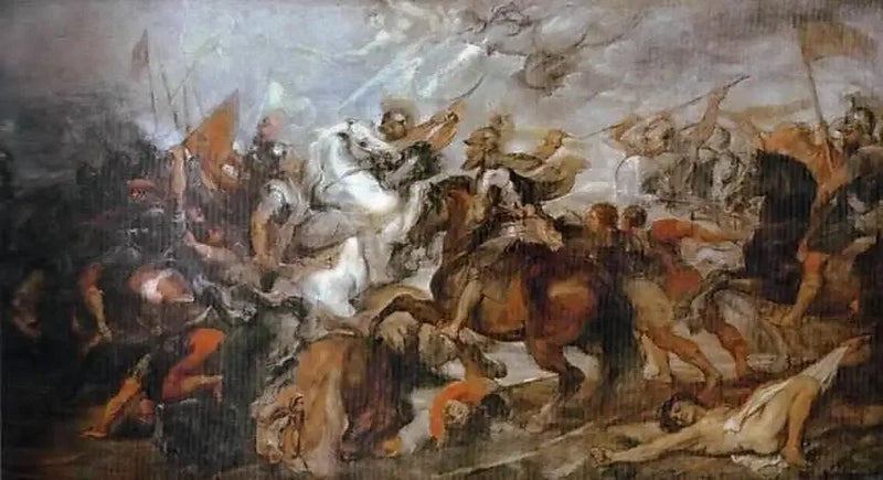 Henri IV à la bataille d'Ivry, le 14 mars 1590 - Peter Paul Rubens