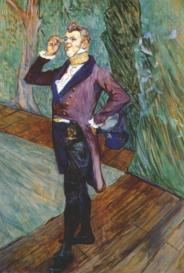 Henri Samary de la Comédie-Française - Henri de Toulouse-Lautrec image 1 copie peinte à la main à l’huile