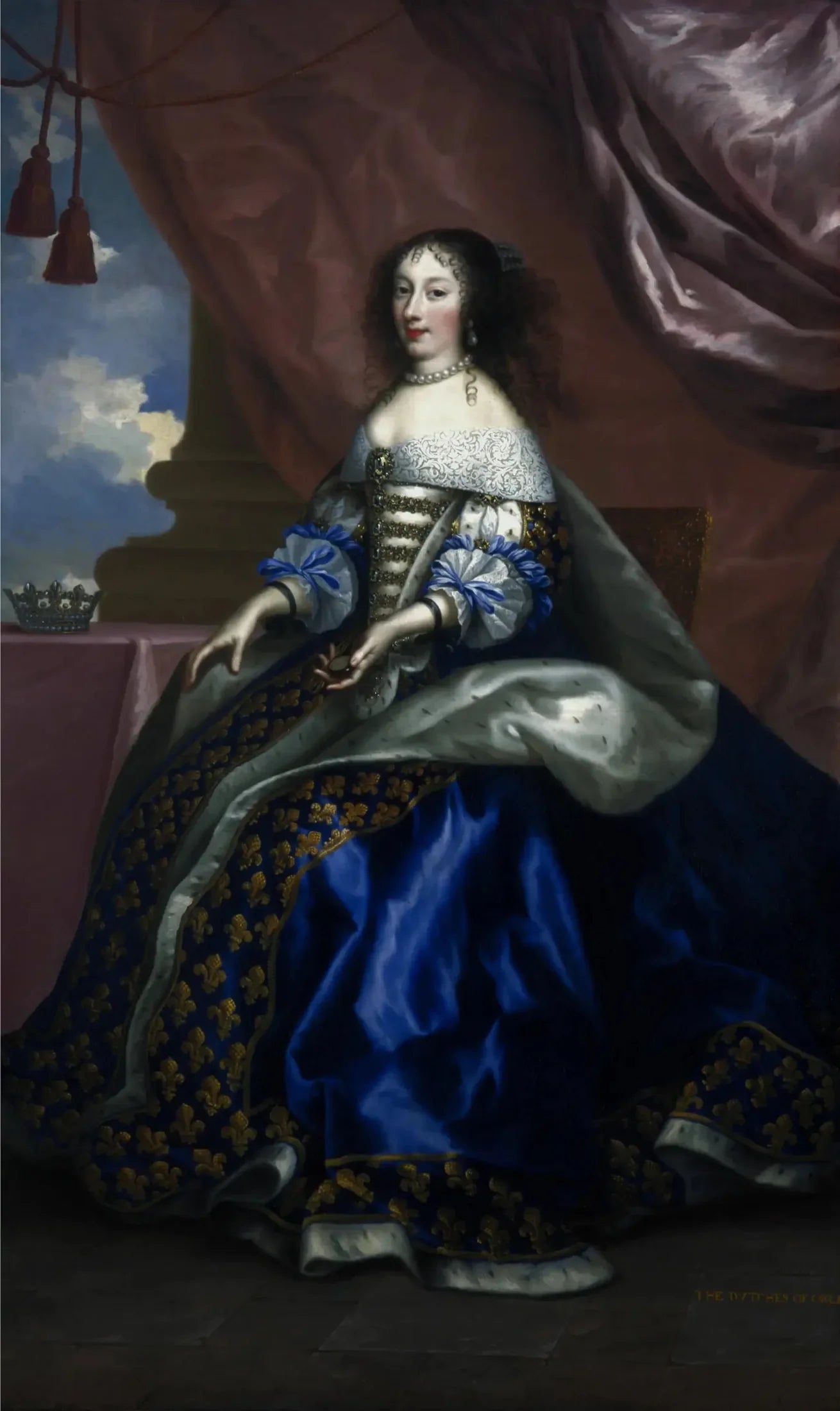 Henriette Anne, duchesse d'Orléans, 1644 - 1670. Cinquième fille de Charles Ier - Jean Nocret image 1 reproduction artisanale de tableau