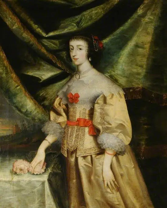 Henriette Marie (1609–1669) - Antoine van Dyck image 1 reproduction artisanale de tableau