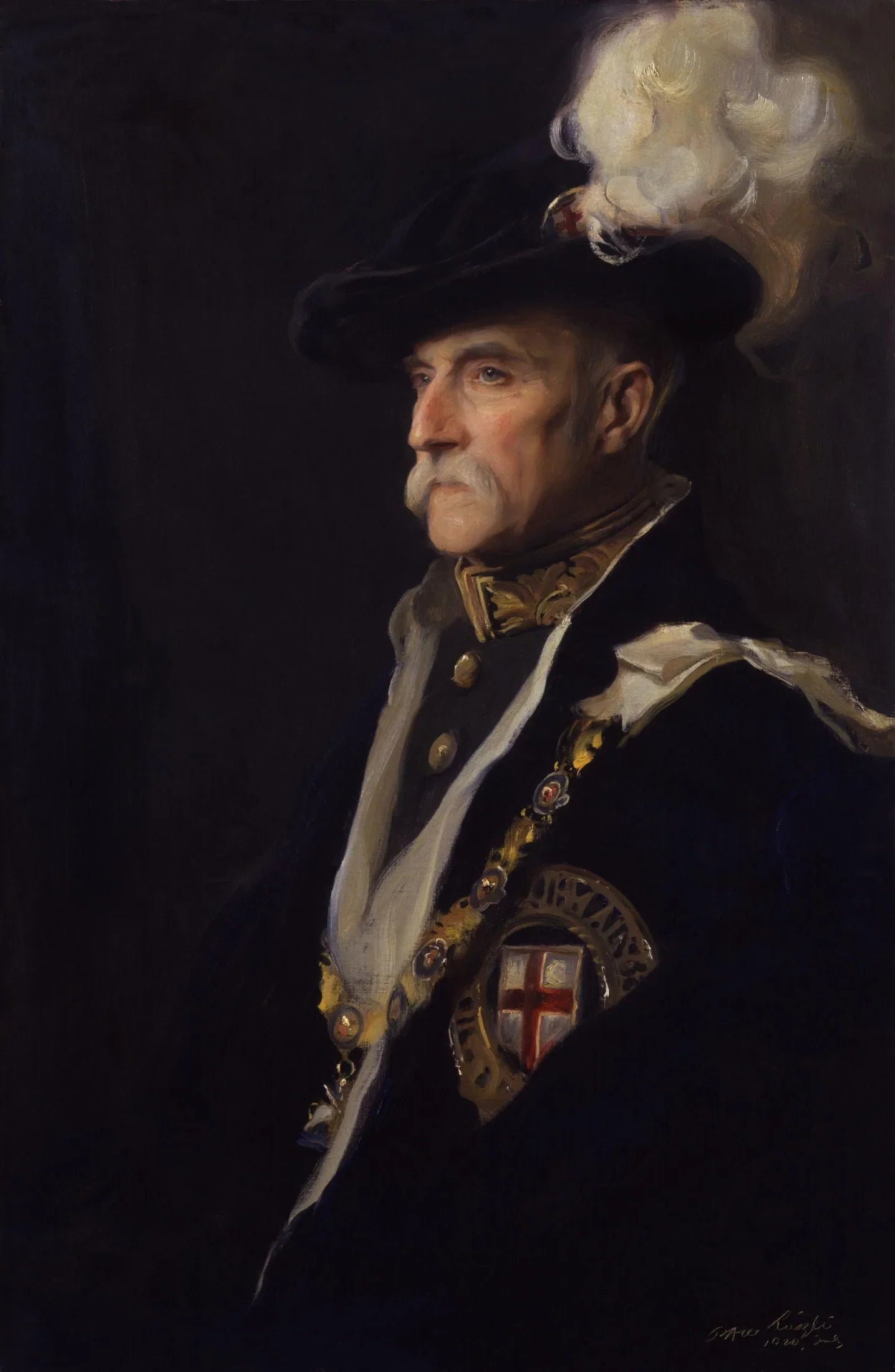 Henry Charles Keith Petty-Fitzmaurice, 5e marquis de Lansdowne - Philip de László image 1 copie de tableau peinte à la main