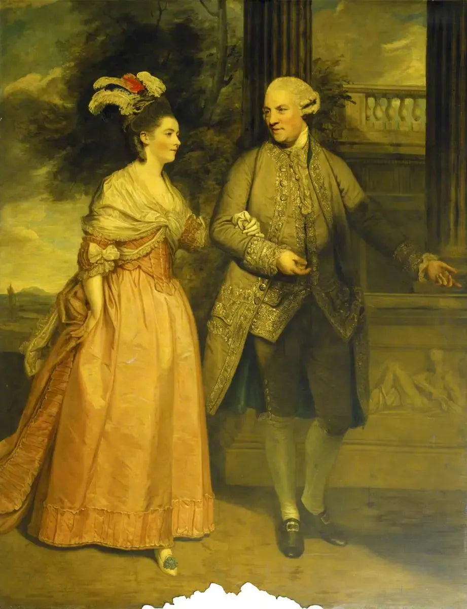 Henry Loftus, 1er comte d'Ely (1709-1783) et son épouse Frances Monroe, comtesse d'Ely (décédée en 1821) - Joshua Reynolds image 1 reproduction de peinture à l’huile