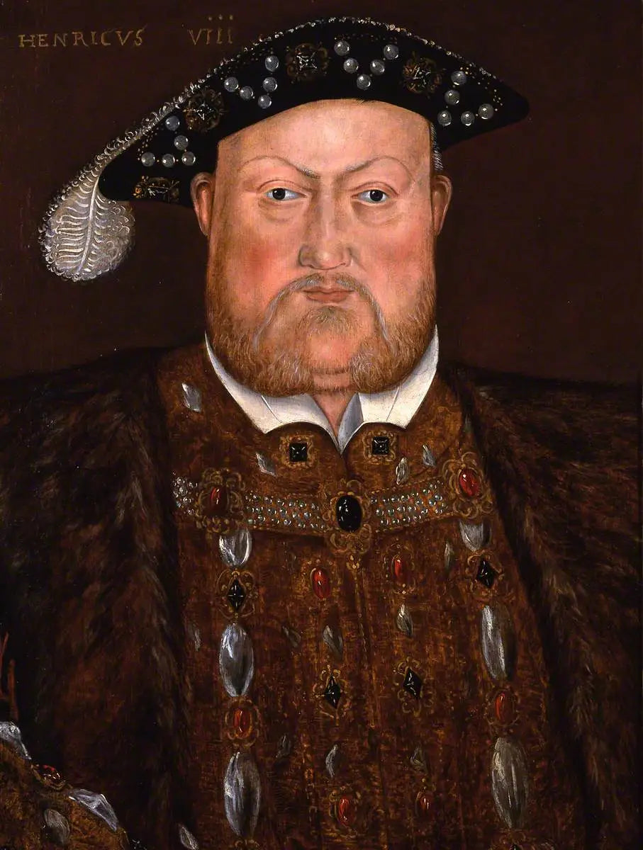 Henry VIII (1491–1547) - Hans Holbein le Jeune image 1 copie peinte à la main à l’huile
