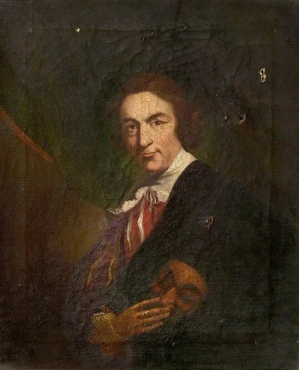 Henry Woodward (1714–1777) - Joshua Reynolds image 1 copie peinte à la main à l’huile