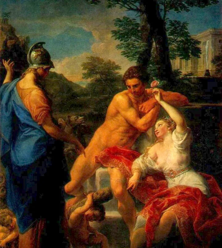 Hercule à la croisée des chemins - Pompeo Batoni image 1 reproduction d’œuvre d’art à l’huile