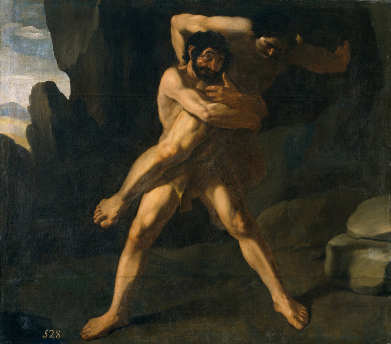 Hercule combattant avec Antée - Francisco de Zurbarán