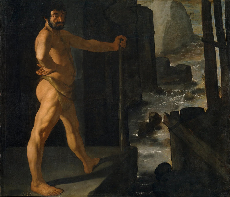 Hercule détournant le cours du fleuve Alphée - Francisco de Zurbarán