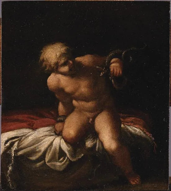 Hercule enfant étouffant les serpents - Annibale Carracci image 1 copie de tableau peinte à la main
