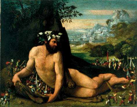 Hercule et les Pygmées - Dosso Dossi image 1 tableau peint à l’huile sur toile