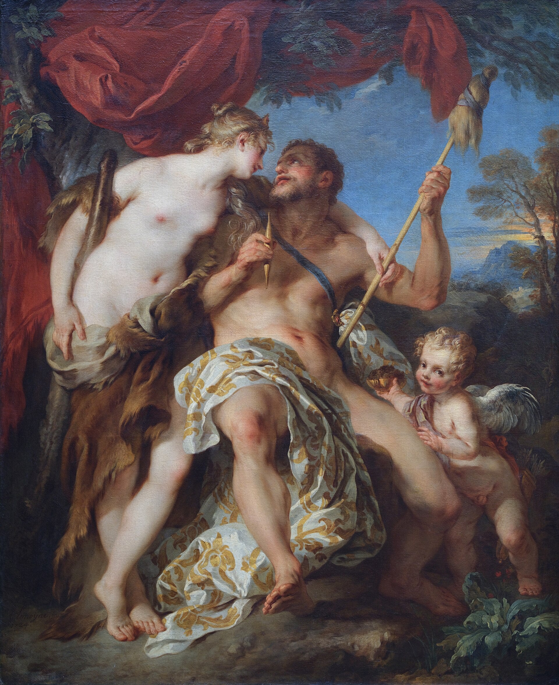 Hercule et Omphale - François Lemoyne