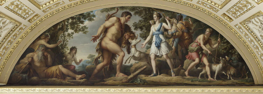 Hercule obtenant de Diane la biche aux cornes d'or - Étienne Barthélémy Garnier
