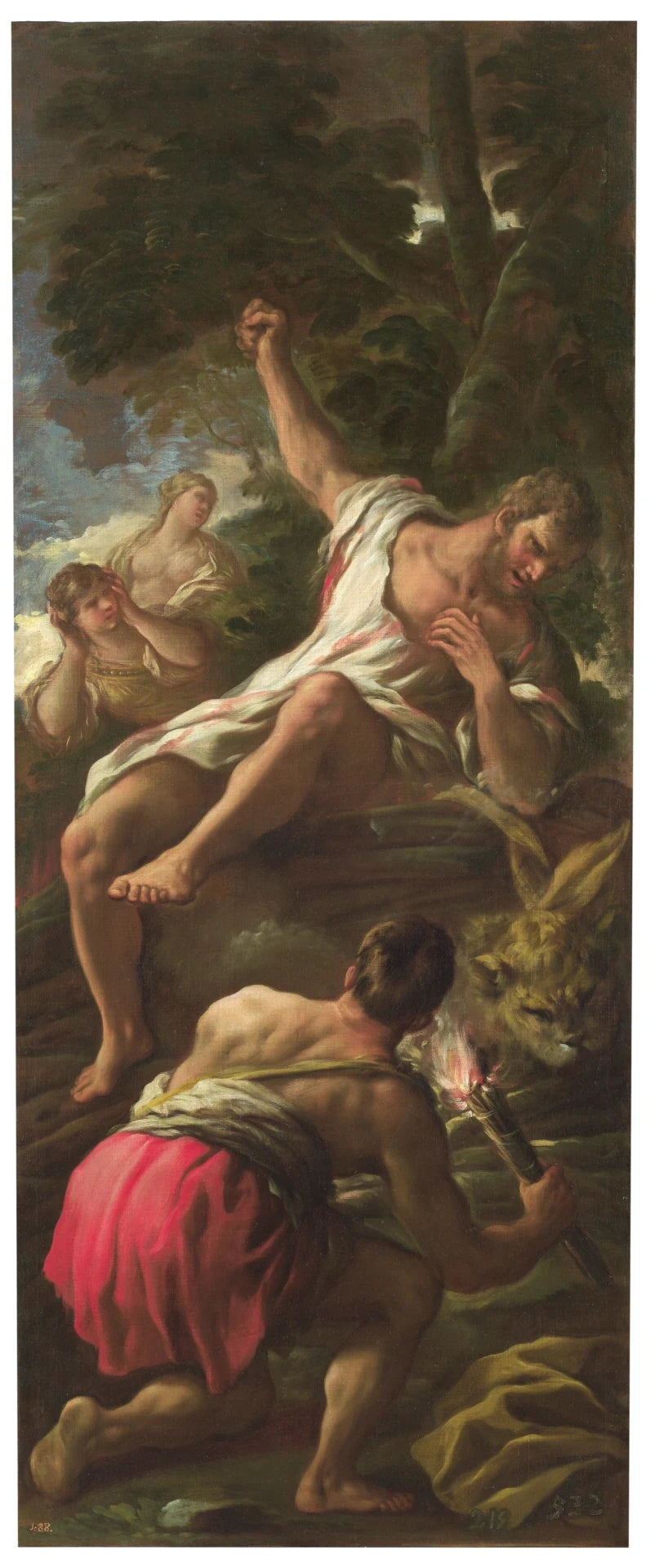 Hercule sur le bûcher - Luca Giordano