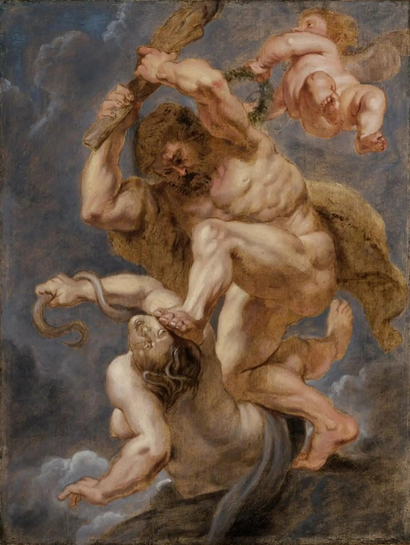 Hercule, vertu héroïque surmontant la discorde - Peter Paul Rubens image 1 reproduction réalisée par Alpha Reproduction
