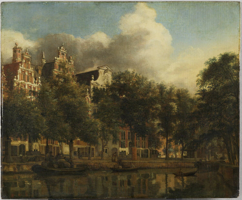 Le Herengracht à Amsterdam - Jan van der Heyden