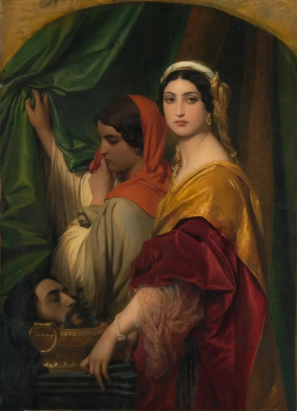 Hérodiade - Paul Delaroche image 1 copie peinte à la main à l’huile