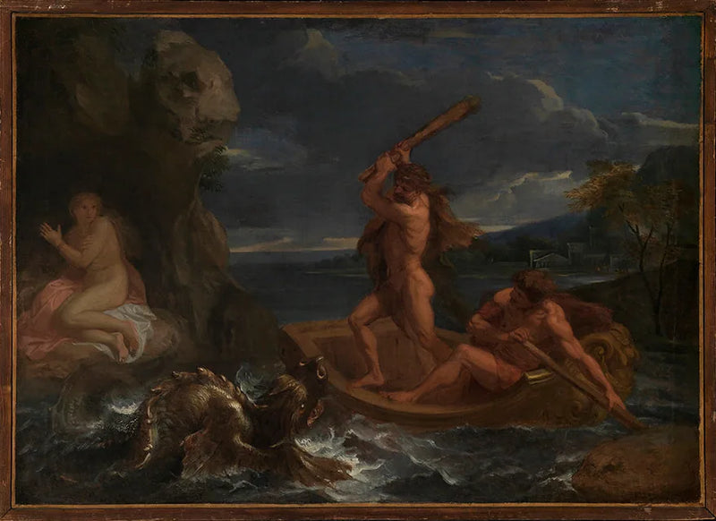 Hésione libérée par Hercule - Charles Le Brun