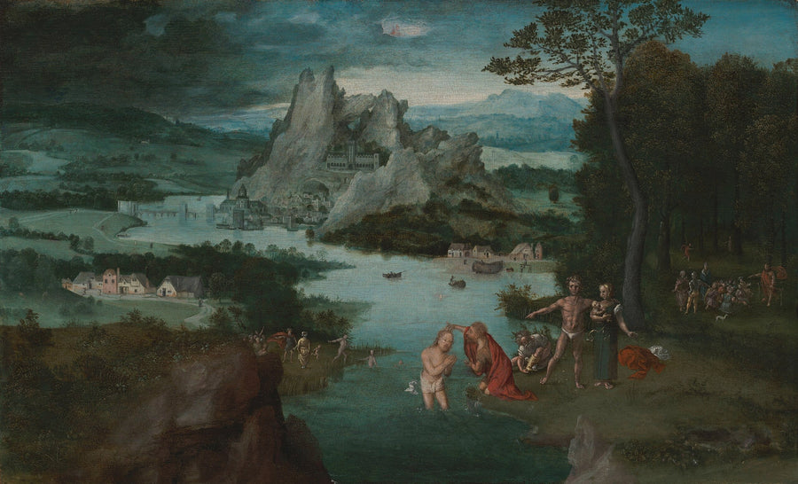 Het doopsel van Christus - Joachim Patinier