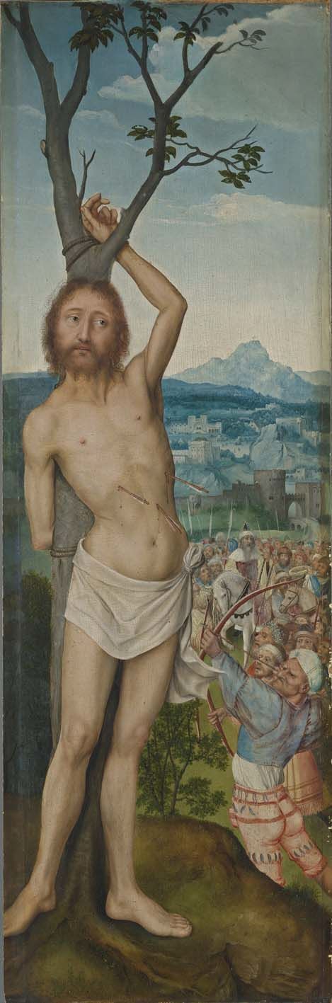 Het martelaarschap van de H. Sebastiaan - Quentin Metsys image 1 tableau peint à l’huile sur toile