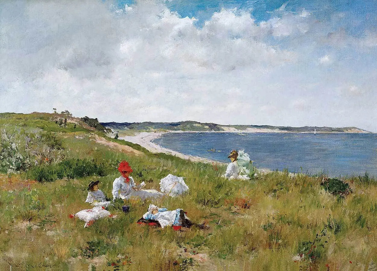 Heures d'inactivité - William Merritt Chase image 1 tableau peint à l’huile sur toile