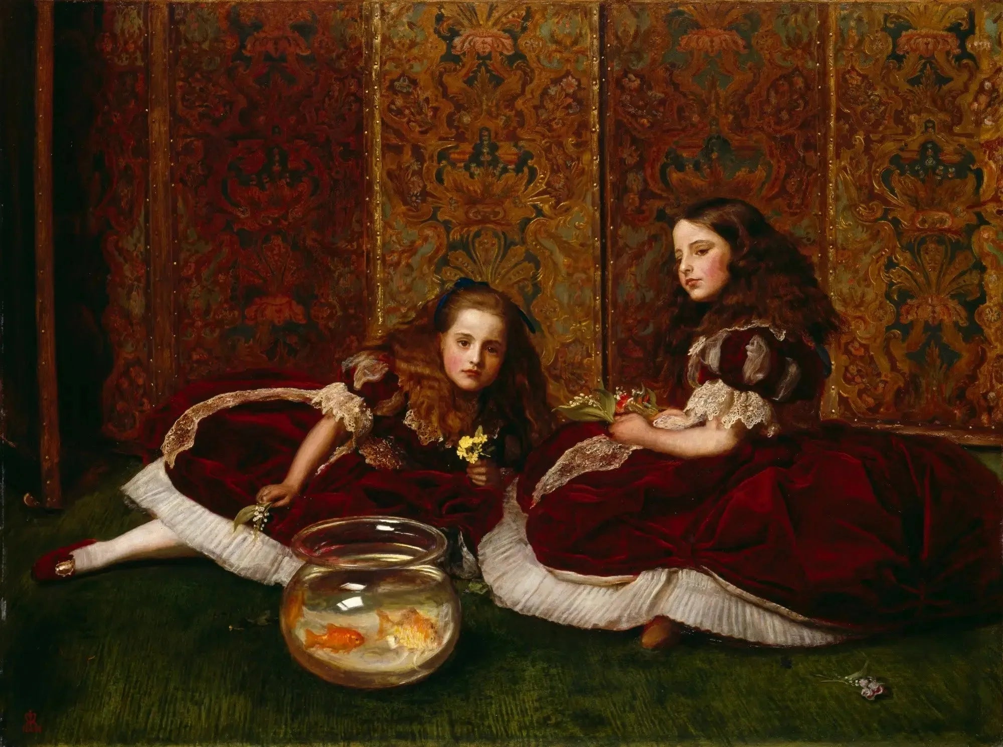 Heures de loisirs - John Everett Millais image 1 reproduction d’œuvre d’art à l’huile