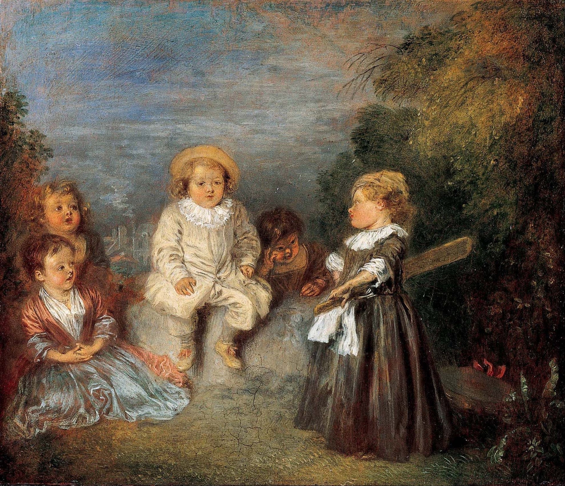 Heureux âge ! Âge d'or - Antoine Watteau image 1 reproduction réalisée par Alpha Reproduction