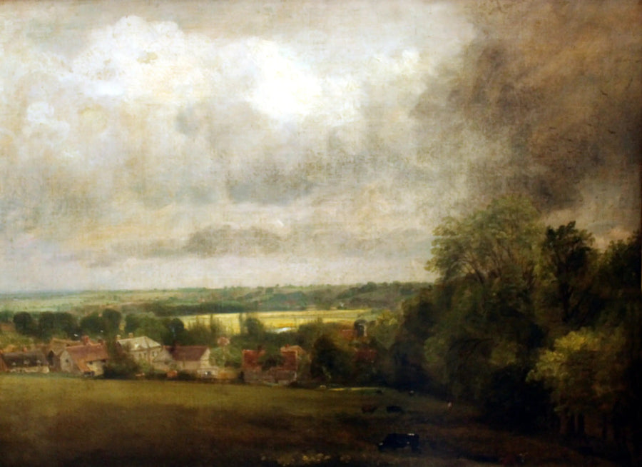 Higham Village on the River Stour - John Constable