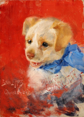 Hillas Charlotte - Bruno Liljefors image 1 reproduction artisanale de tableau