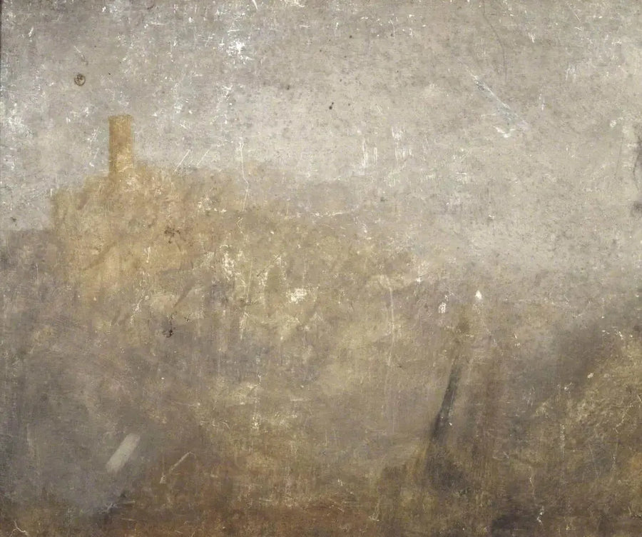 Hilly Landscape with Tower - J. M. W. Turner